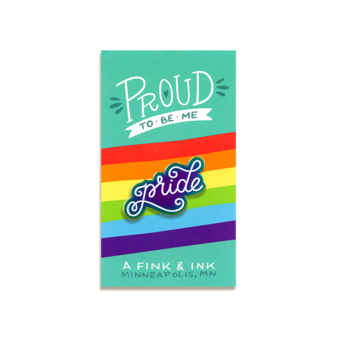 Pride Enamel Pin by A Fink & Ink