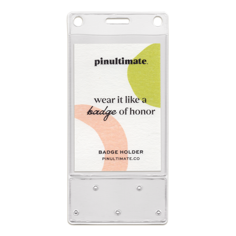 Badge Holder for Enamel Pins · The Collector, Vertical