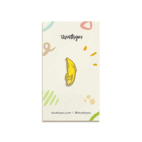 Banana Butt Enamel Pin by Cathy Wu