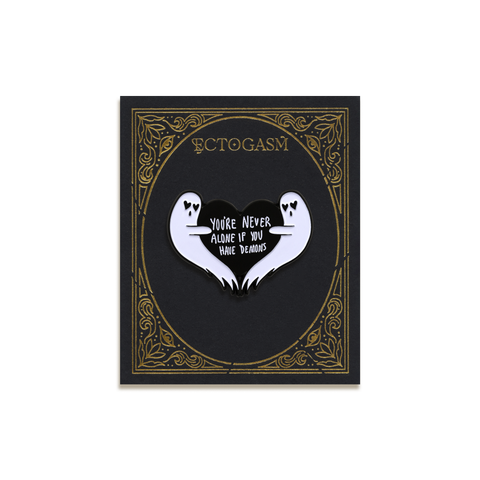You're Never Alone Enamel Pin by Ectogasm