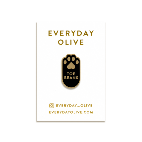 Toe Beans Enamel Pin by Everyday Olive