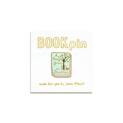 A Tree Grows in Brooklyn Enamel Pin by Ideal Bookshelf