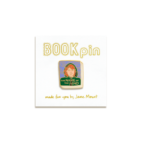 The Name of the Wind Enamel Pin by Ideal Bookshelf