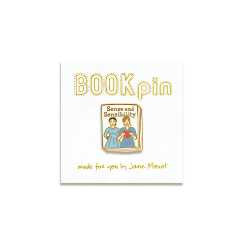 Sense and Sensibility Enamel Pin by Ideal Bookshelf