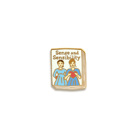 Sense and Sensibility Enamel Pin by Ideal Bookshelf