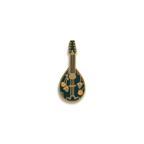 Mandolin Enamel Pin by Justine Gilbuena