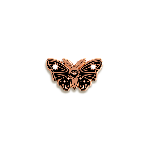 Moth of the Moon Enamel Pin by Mother of the Moon