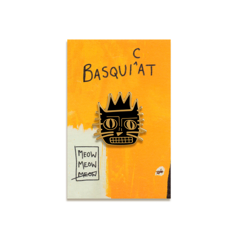 BasquiCat Enamel Pin by Niaski