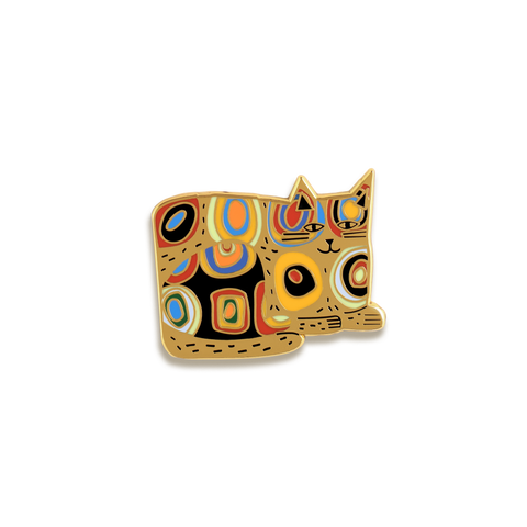 Wassily's Cat Enamel Pin by Niaski