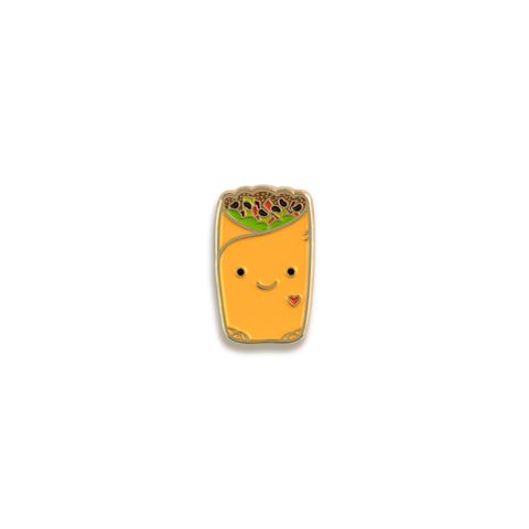 Lil' Burrito Enamel Pin by Night Owl Paper Goods