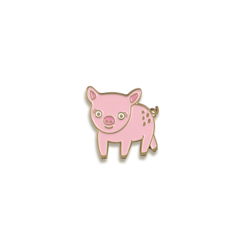 Pig Enamel Pin by Night Owl Paper Goods