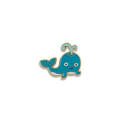 Whale Enamel Pin by Night Owl Paper Goods