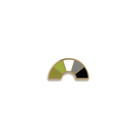 Aromantic Pride Enamel Pin by Pinultimate