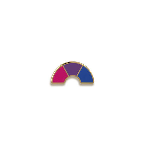Bisexual Pride Enamel Pin by Pinultimate