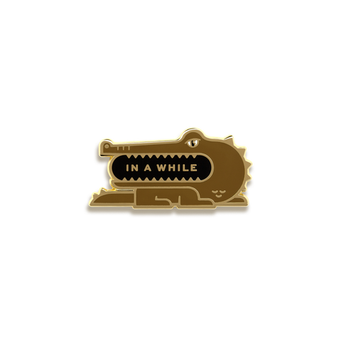 Crocodile Enamel Pin by Pinultimate