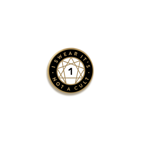 Enneagram Cult Enamel Pin by Pinultimate