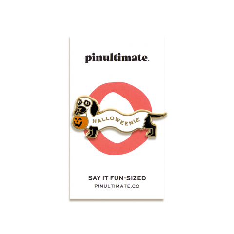 Halloweenie Enamel Pin by Pinultimate