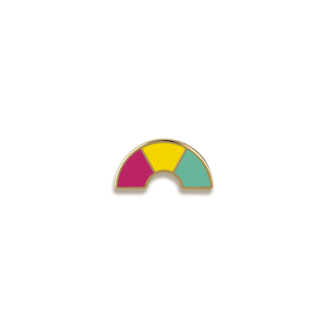 Pansexual Pride Enamel Pin by Pinultimate