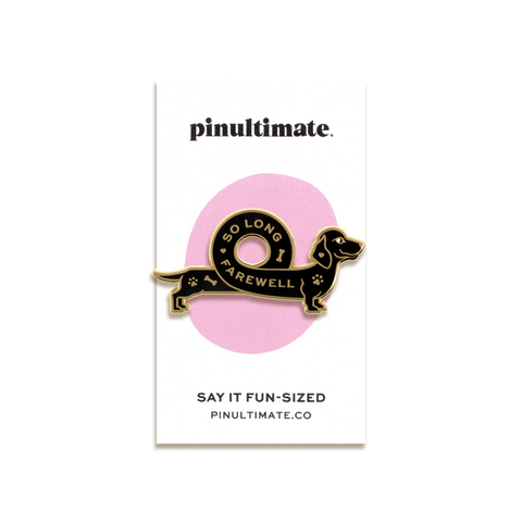 So Long Enamel Pin by Pinultimate