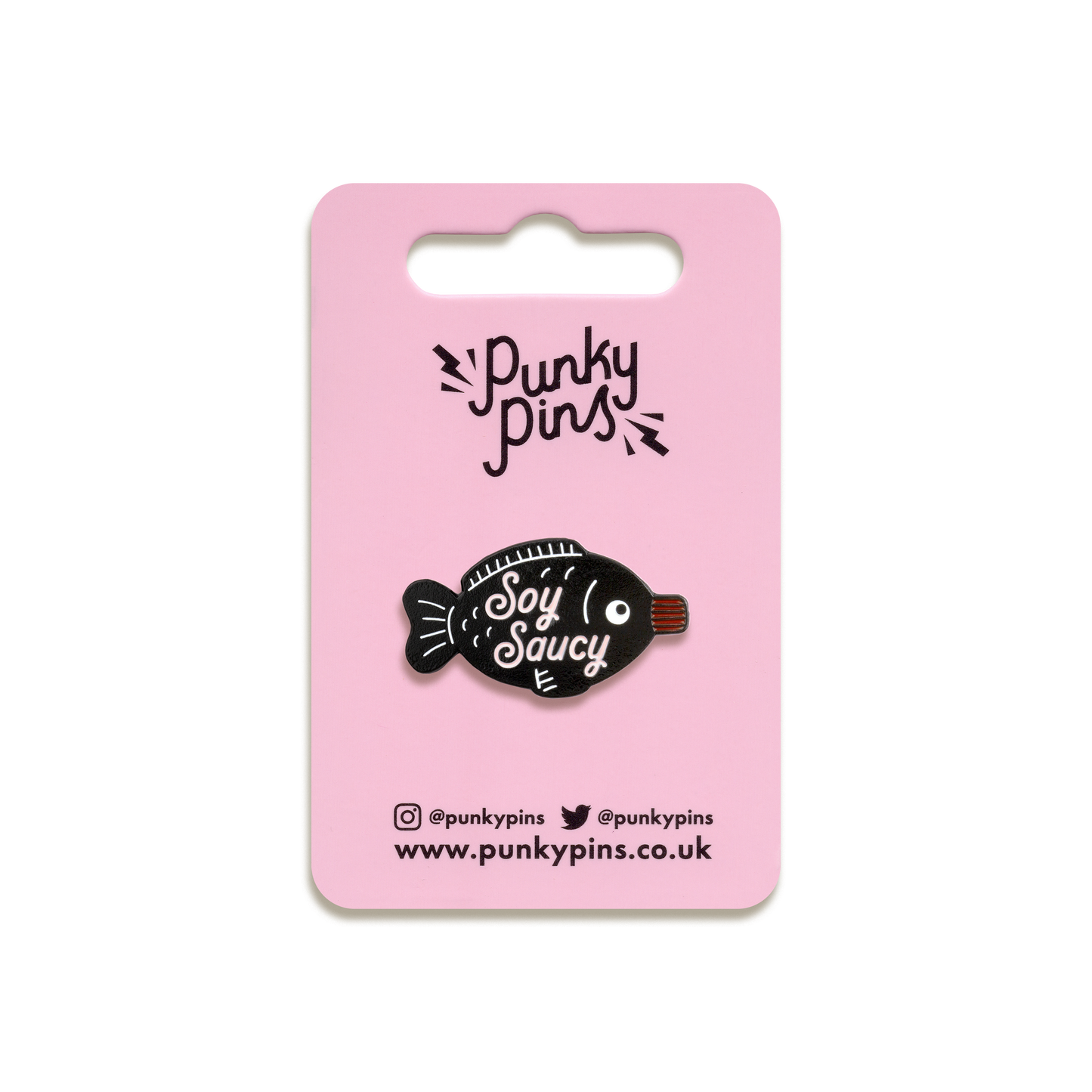 Soy Saucy Enamel Pin by Punky Pins