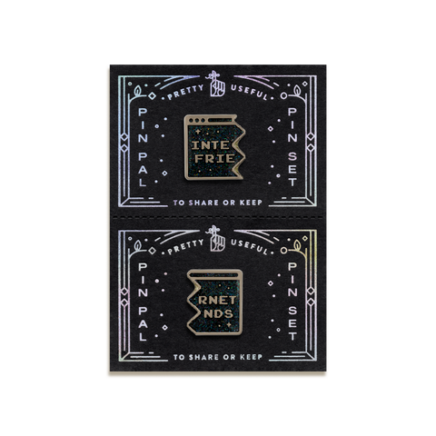 Internet Friends Enamel Pin Set by Pretty Useful Co.