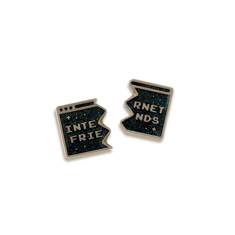 Internet Friends Enamel Pin Set by Pretty Useful Co.