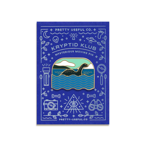 Nessie Sliding Enamel Pin by Pretty Useful Co.