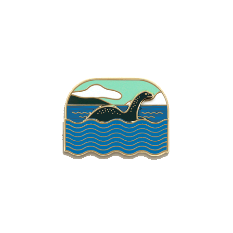 Nessie Sliding Enamel Pin by Pretty Useful Co.