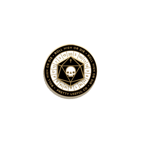 Roll High or Die Enamel Pin by Pretty Useful Co.