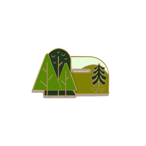 Sasquatch Slider Enamel Pin by Pretty Useful Co.