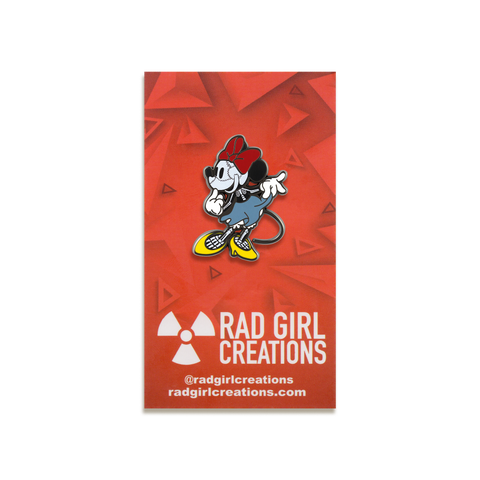 Skellie Mouse Enamel Pin by Rad Girl Creations