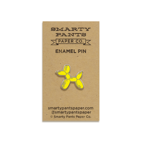 Balloon Dog Enamel Pin by Smarty Pants Paper Co.