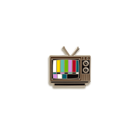 Retro TV Enamel Pin by Smarty Pants Paper Co.