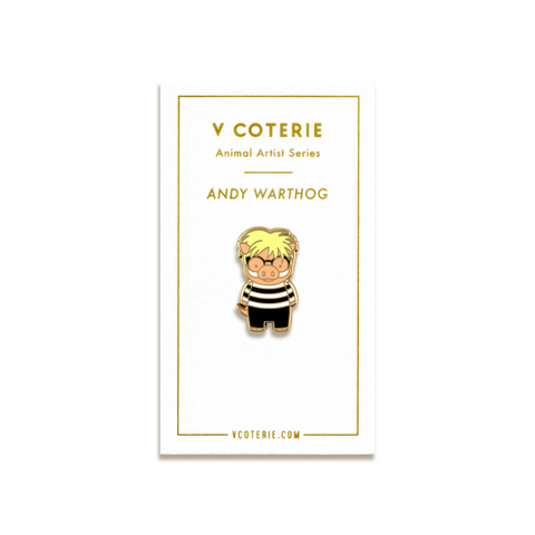 Andy Warthog Enamel Pin by V Coterie
