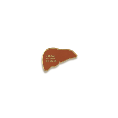 Dream Believe De-liver Enamel Pin by V Coterie
