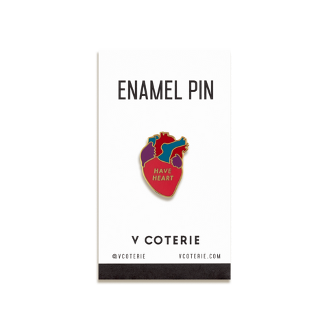 Have Heart Enamel Pin by V Coterie