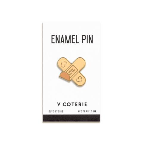 Stuck On You Enamel Pin by V Coterie