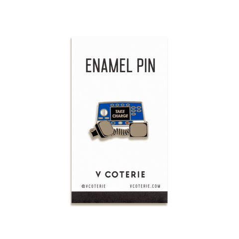 Take Charge Enamel Pin by V Coterie