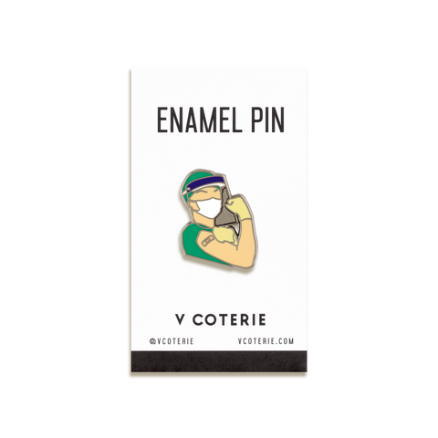 We Can Do It! Enamel Pin by V Coterie