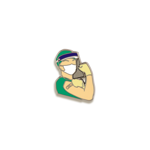 We Can Do It! Enamel Pin by V Coterie