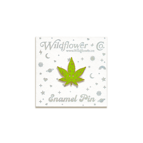 Cosmic Stoner Enamel Pin by Wildflower + Co.