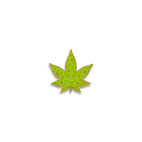 Cosmic Stoner Enamel Pin by Wildflower + Co.