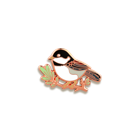 Chickadee Enamel Pin by Wildship Studio