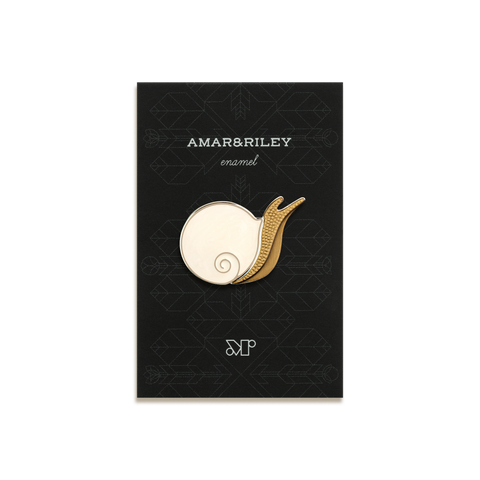 Caracol Enamel Pin by Amar&Riley