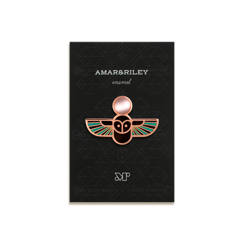 Minerva Enamel Pin by Amar&Riley