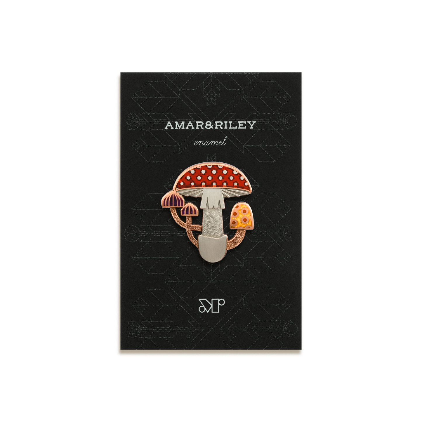 Mycelia Enamel Pin by Amar&Riley