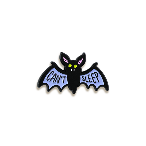 Can't Sleep Enamel Pin by Band of Weirdos