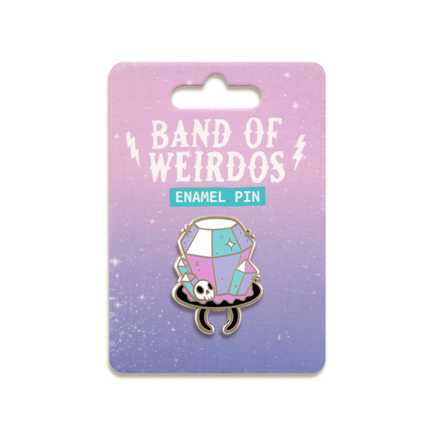 Crystal Pop Enamel Pin by Band of Weirdos