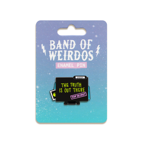 The Truth Is Out There Enamel Pin by Band of Weirdos