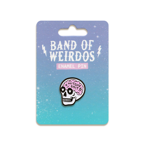 Witchy Shit Enamel Pin by Band of Weirdos